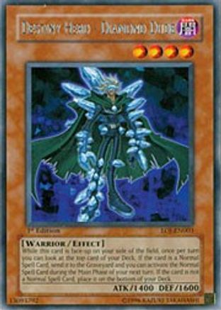 Destiny Hero - Diamond Dude (EOJ-EN003) - Enemy of Justice Unlimited - Premium Yugioh Single from Konami - Just $0.38! Shop now at Game Crave Tournament Store