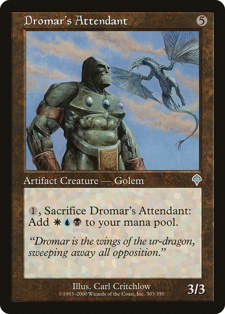 Dromar's Attendant (INV-303) - Invasion Foil - Premium MTG Single from Wizards of the Coast - Just $1.36! Shop now at Game Crave Tournament Store