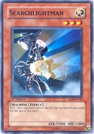 Searchlightman (EOJ-EN010) - Enemy of Justice Unlimited - Premium Yugioh Single from Konami - Just $0.09! Shop now at Game Crave Tournament Store