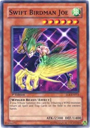 Swift Birdman Joe (EOJ-EN012) - Enemy of Justice 1st Edition - Premium Yugioh Single from Konami - Just $0.25! Shop now at Game Crave Tournament Store