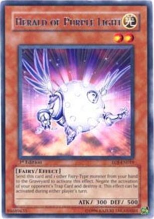 Herald of Purple Light (EOJ-EN019) - Enemy of Justice 1st Edition - Premium Yugioh Single from Konami - Just $0.90! Shop now at Game Crave Tournament Store