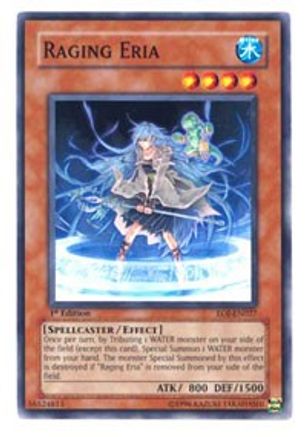 Raging Eria (EOJ-EN027) - Enemy of Justice 1st Edition - Premium Yugioh Single from Konami - Just $0.25! Shop now at Game Crave Tournament Store