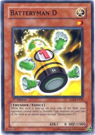 Batteryman D (EOJ-EN030) - Enemy of Justice 1st Edition - Premium Yugioh Single from Konami - Just $0.25! Shop now at Game Crave Tournament Store