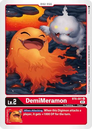 DemiMeramon (BT6-001) - Double Diamond - Premium Digimon Single from Bandai - Just $0.25! Shop now at Game Crave Tournament Store