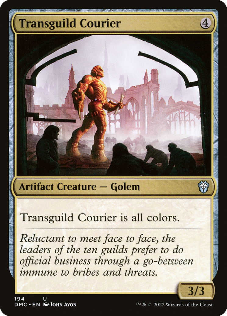 Transguild Courier (DMC-194) - Dominaria United Commander - Premium MTG Single from Wizards of the Coast - Just $0.08! Shop now at Game Crave Tournament Store