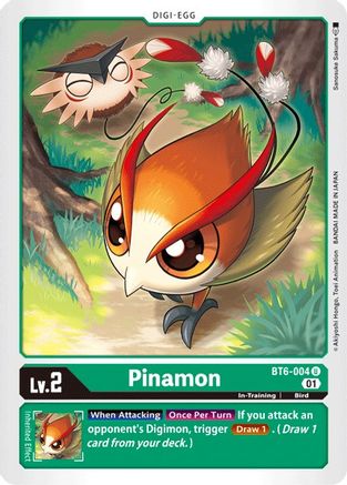 Pinamon (BT6-004) - Double Diamond - Premium Digimon Single from Bandai - Just $0.25! Shop now at Game Crave Tournament Store