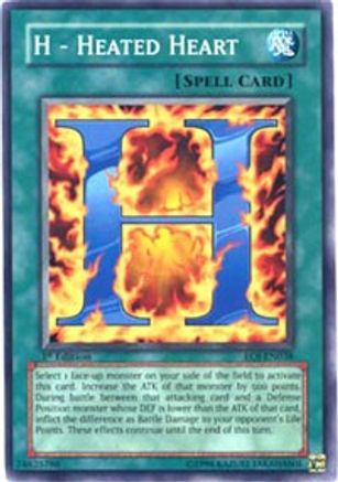 H - Heated Heart (EOJ-EN038) - Enemy of Justice 1st Edition - Premium Yugioh Single from Konami - Just $0.25! Shop now at Game Crave Tournament Store