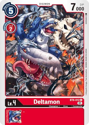 Deltamon (BT6-012) - Double Diamond - Premium Digimon Single from Bandai - Just $0.08! Shop now at Game Crave Tournament Store