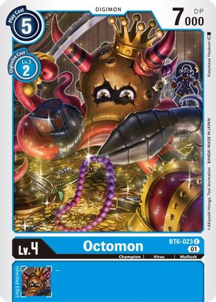 Octomon (BT6-023) - Double Diamond - Premium Digimon Single from Bandai - Just $0.25! Shop now at Game Crave Tournament Store