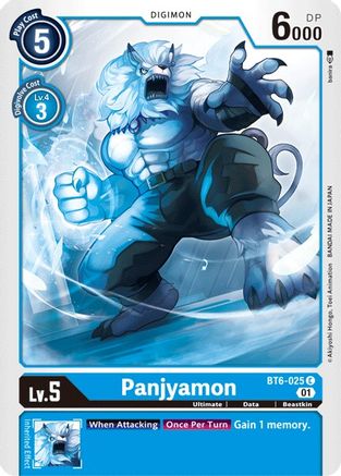 Panjyamon (BT6-025) - Double Diamond - Premium Digimon Single from Bandai - Just $0.08! Shop now at Game Crave Tournament Store