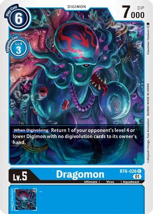 Dragomon (BT6-026) - Double Diamond - Premium Digimon Single from Bandai - Just $0.08! Shop now at Game Crave Tournament Store