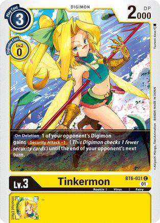 Tinkermon (BT6-031) - Double Diamond - Premium Digimon Single from Bandai - Just $0.08! Shop now at Game Crave Tournament Store