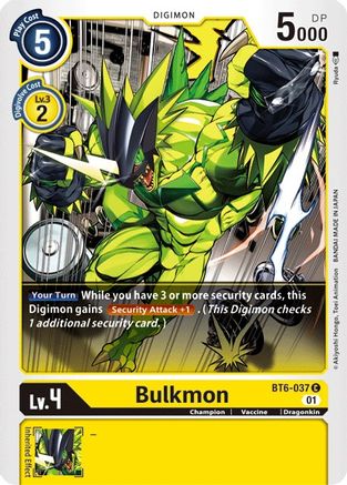 Bulkmon (BT6-037) - Double Diamond - Premium Digimon Single from Bandai - Just $0.25! Shop now at Game Crave Tournament Store