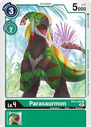 Parasaurmon (BT6-048) - Double Diamond - Premium Digimon Single from Bandai - Just $0.25! Shop now at Game Crave Tournament Store