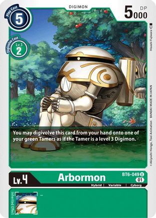 Arbormon (BT6-049) - Double Diamond - Premium Digimon Single from Bandai - Just $0.25! Shop now at Game Crave Tournament Store