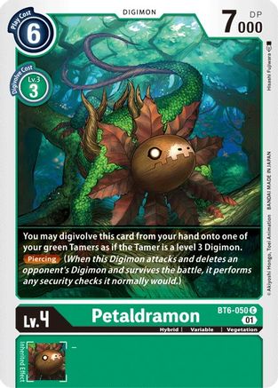 Petaldramon (BT6-050) - Double Diamond - Premium Digimon Single from Bandai - Just $0.25! Shop now at Game Crave Tournament Store