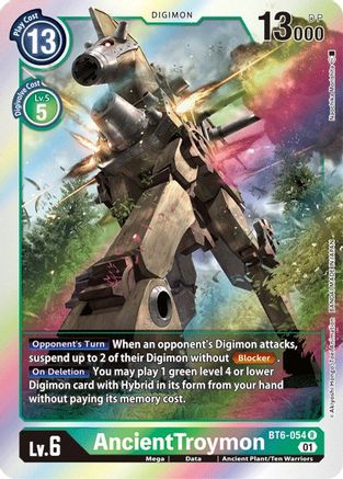 AncientTroymon (BT6-054) - Double Diamond Foil - Premium Digimon Single from Bandai - Just $0.25! Shop now at Game Crave Tournament Store