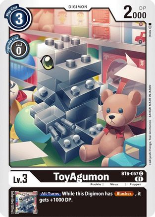 ToyAgumon (BT6-057) - Double Diamond - Premium Digimon Single from Bandai - Just $0.25! Shop now at Game Crave Tournament Store