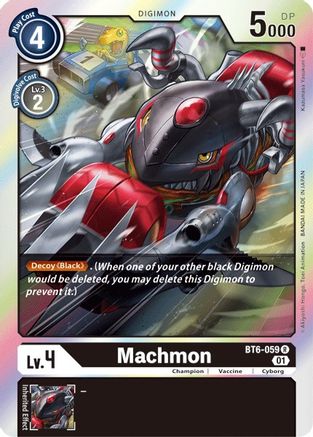 Machmon (BT6-059) - Double Diamond Foil - Premium Digimon Single from Bandai - Just $0.08! Shop now at Game Crave Tournament Store