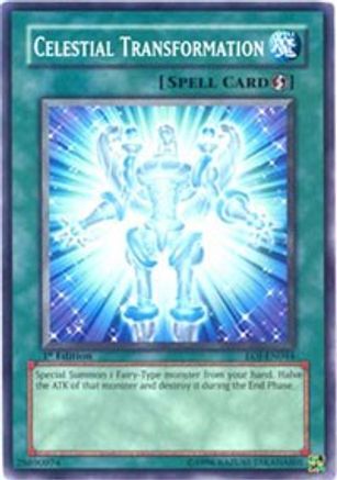 Celestial Transformation (EOJ-EN044) - Enemy of Justice Unlimited - Premium Yugioh Single from Konami - Just $0.08! Shop now at Game Crave Tournament Store