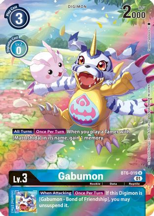 Gabumon (Alternate Art) (BT6-019) - Double Diamond Foil - Premium Digimon Single from Bandai - Just $1.27! Shop now at Game Crave Tournament Store