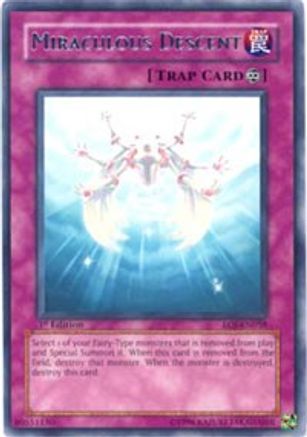Miraculous Descent (EOJ-EN058) - Enemy of Justice 1st Edition - Premium Yugioh Single from Konami - Just $0.25! Shop now at Game Crave Tournament Store
