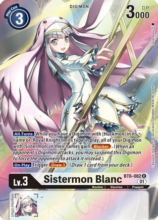 Sistermon Blanc (Alternate Art) (BT6-082) - Double Diamond Foil - Premium Digimon Single from Bandai - Just $2.20! Shop now at Game Crave Tournament Store
