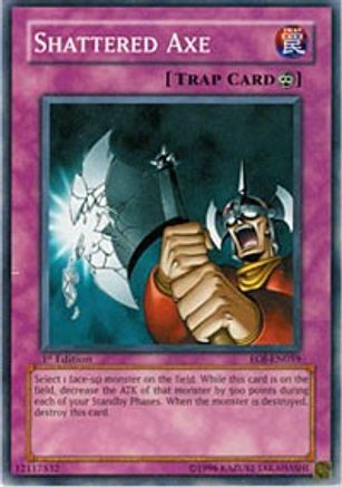 Shattered Axe (EOJ-EN059) - Enemy of Justice Unlimited - Premium Yugioh Single from Konami - Just $0.25! Shop now at Game Crave Tournament Store