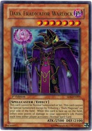 Dark Eradicator Warlock (SD6-EN001) - Structure Deck: Spellcaster's Judgment 1st Edition - Premium Yugioh Single from Konami - Just $1.79! Shop now at Game Crave Tournament Store