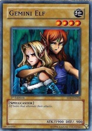 Gemini Elf (SD6-EN004) - Structure Deck: Spellcaster's Judgment 1st Edition - Premium Yugioh Single from Konami - Just $0.38! Shop now at Game Crave Tournament Store