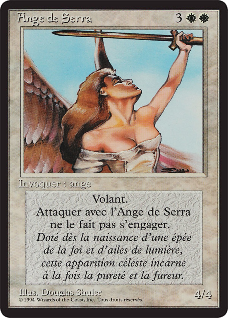Serra Angel (FBB-040) - Foreign Black Border - Premium MTG Single from Wizards of the Coast - Just $30.40! Shop now at Game Crave Tournament Store
