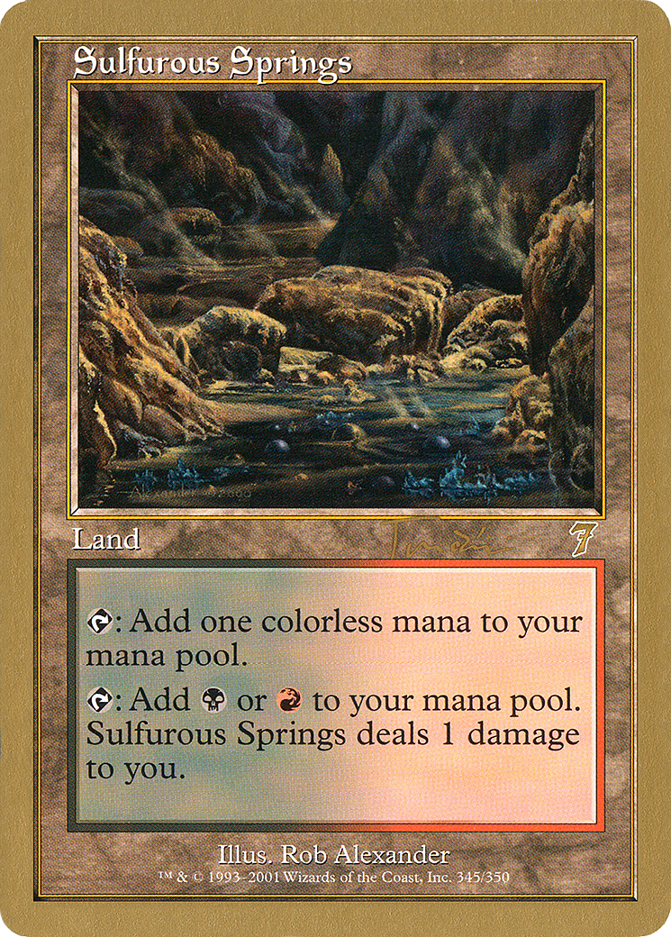 Sulfurous Springs (WC01-JT345) - World Championship Decks 2001 - Premium MTG Single from Wizards of the Coast - Just $0.96! Shop now at Game Crave Tournament Store