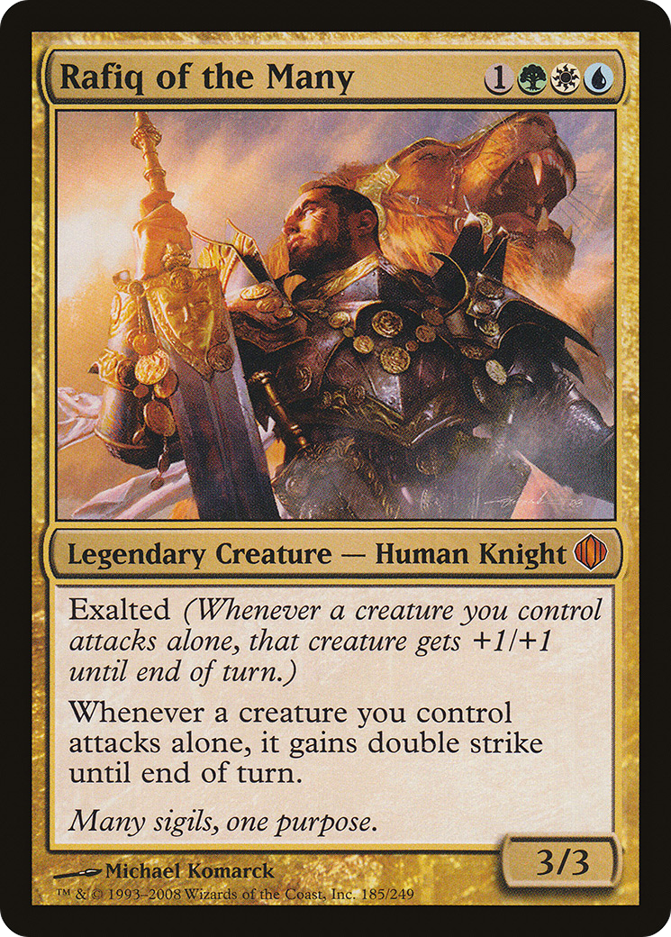 Rafiq of the Many (ALA-185) - Shards of Alara Foil - Premium MTG Single from Wizards of the Coast - Just $4.49! Shop now at Game Crave Tournament Store