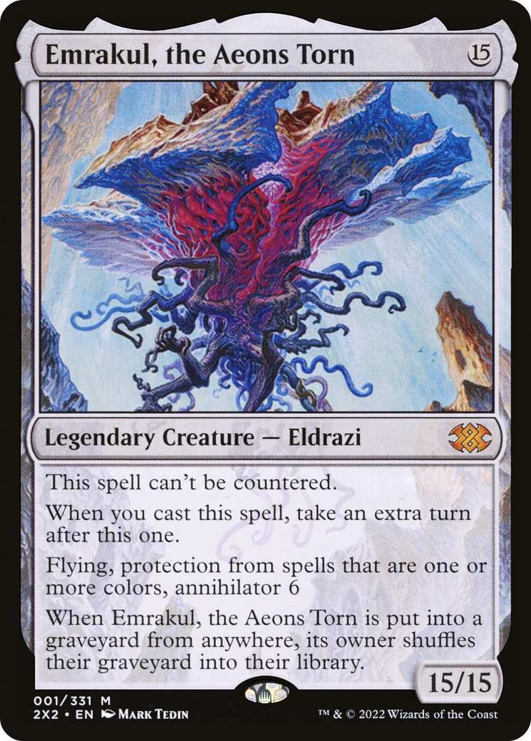 Emrakul, the Aeons Torn (2X2-001) - Double Masters 2022 - Premium MTG Single from Wizards of the Coast - Just $15.63! Shop now at Game Crave Tournament Store