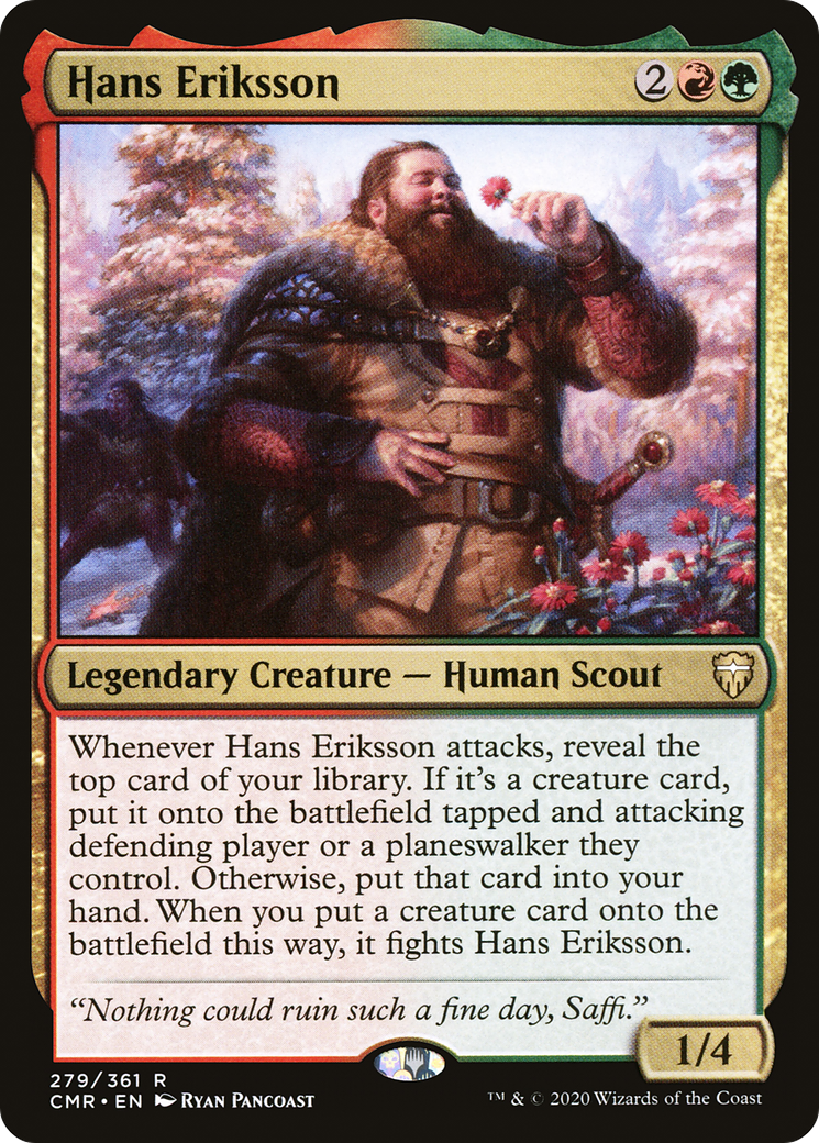 Hans Eriksson (CMR-279) - Commander Legends - Premium MTG Single from Wizards of the Coast - Just $0.25! Shop now at Game Crave Tournament Store