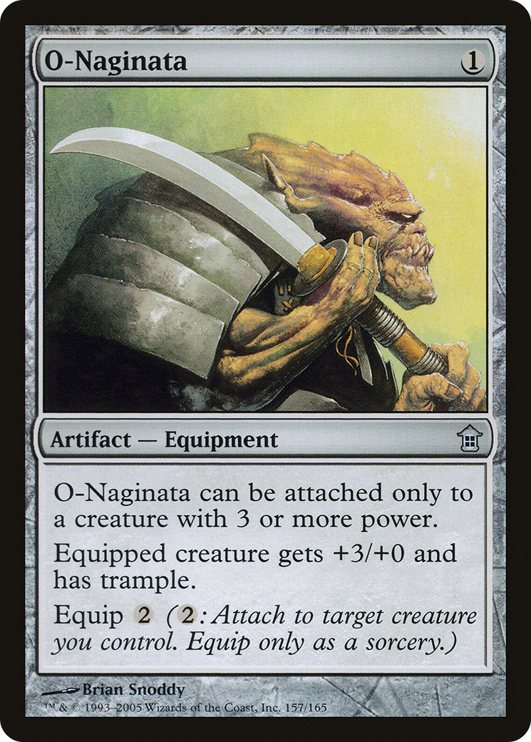 O-Naginata (SOK-157) - Saviors of Kamigawa - Premium MTG Single from Wizards of the Coast - Just $0.47! Shop now at Game Crave Tournament Store