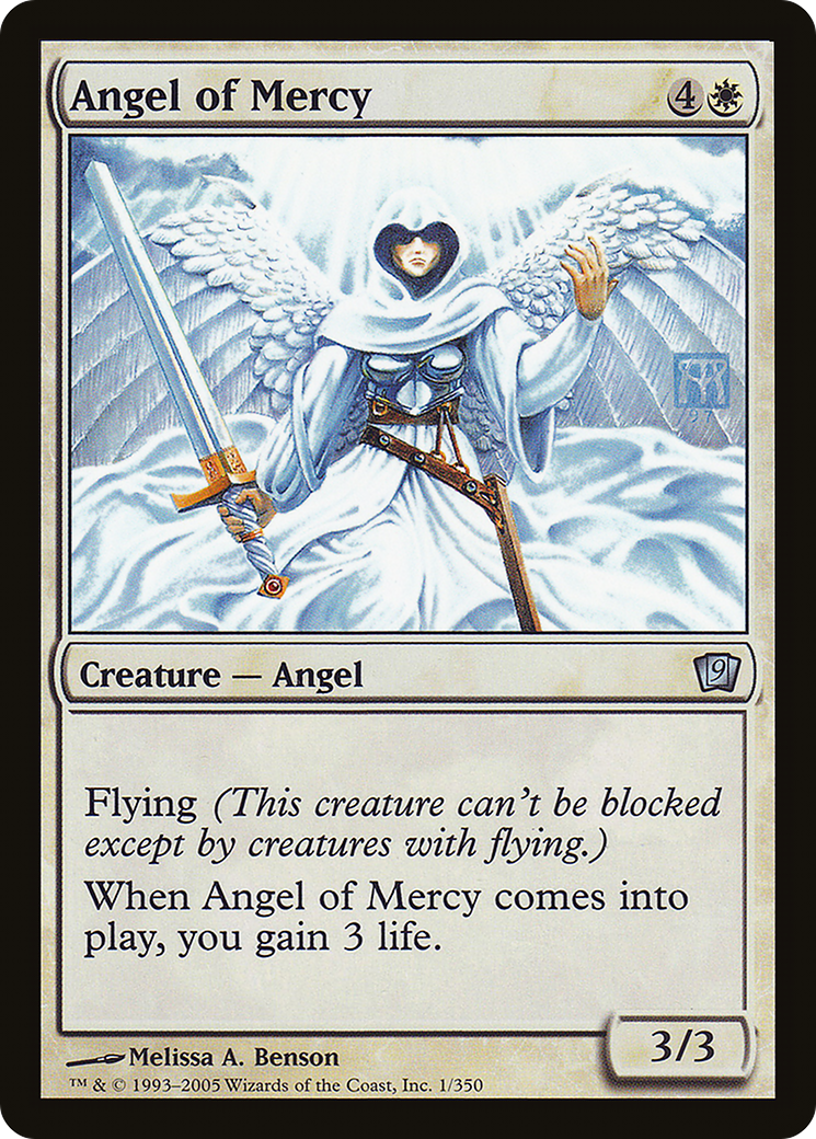 Angel of Mercy (9ED-01★) - Ninth Edition Foil - Premium MTG Single from Wizards of the Coast - Just $0.08! Shop now at Game Crave Tournament Store