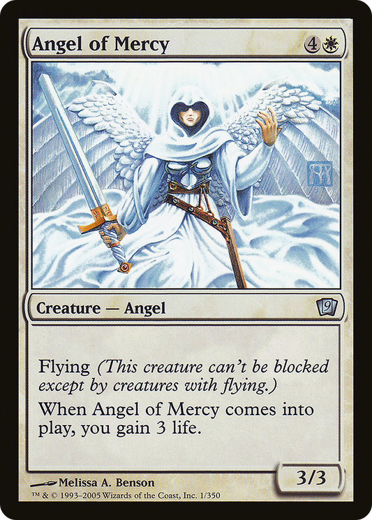 Angel of Mercy (9ED-01★) - Ninth Edition Foil - Premium MTG Single from Wizards of the Coast - Just $0.08! Shop now at Game Crave Tournament Store