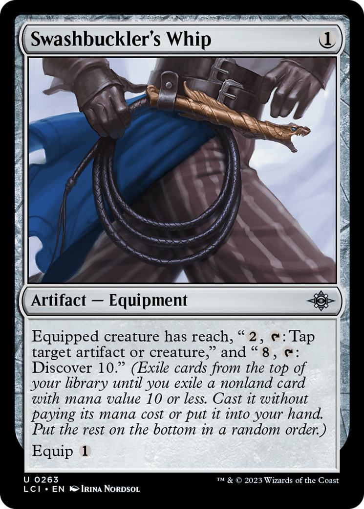 Swashbuckler's Whip (LCI-263) - The Lost Caverns of Ixalan - Premium MTG Single from Wizards of the Coast - Just $0.08! Shop now at Game Crave Tournament Store