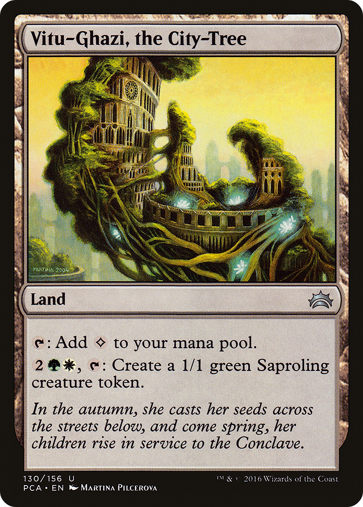 Vitu-Ghazi, the City-Tree (PCA-130) - Planechase Anthology - Premium MTG Single from Wizards of the Coast - Just $0.08! Shop now at Game Crave Tournament Store