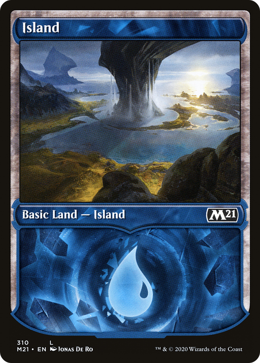 Island (M21-310) - Core Set 2021: (Showcase) - Premium MTG Single from Wizards of the Coast - Just $0.31! Shop now at Game Crave Tournament Store