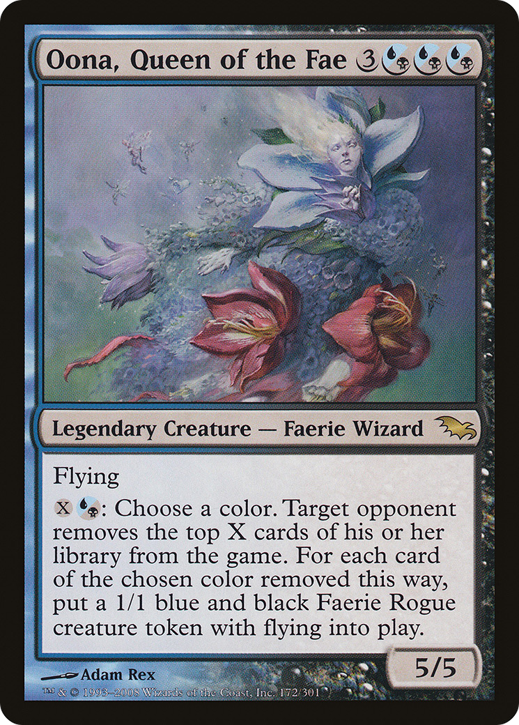 Oona, Queen of the Fae (SHM-172) - Shadowmoor - Premium MTG Single from Wizards of the Coast - Just $0.32! Shop now at Game Crave Tournament Store