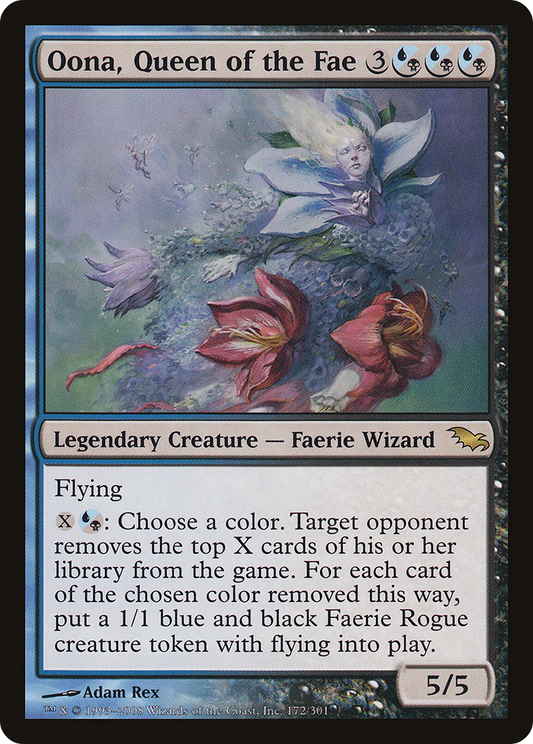 Oona, Queen of the Fae (SHM-172) - Shadowmoor - Premium MTG Single from Wizards of the Coast - Just $0.32! Shop now at Game Crave Tournament Store