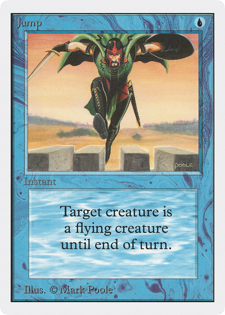 Jump (2ED-061) - Unlimited Edition - Premium MTG Single from Wizards of the Coast - Just $0.08! Shop now at Game Crave Tournament Store