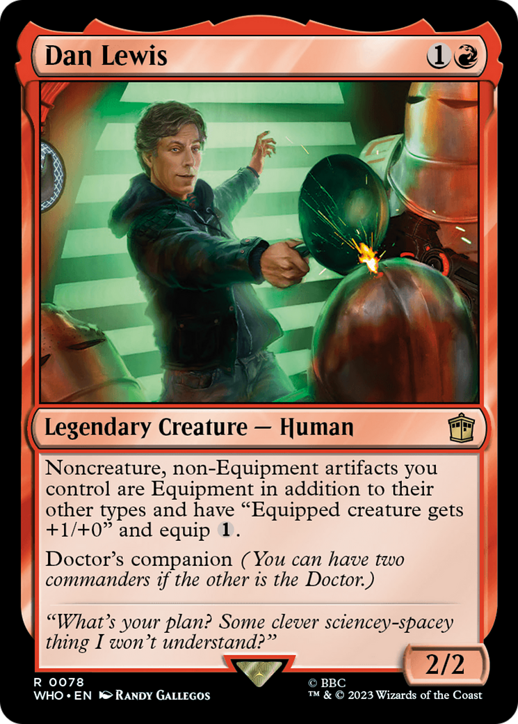 Dan Lewis (WHO-078) - Doctor Who - Premium MTG Single from Wizards of the Coast - Just $0.08! Shop now at Game Crave Tournament Store