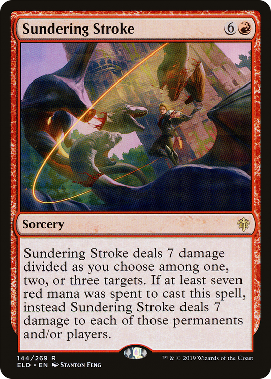 Sundering Stroke (ELD-144) - Throne of Eldraine - Premium MTG Single from Wizards of the Coast - Just $0.25! Shop now at Game Crave Tournament Store