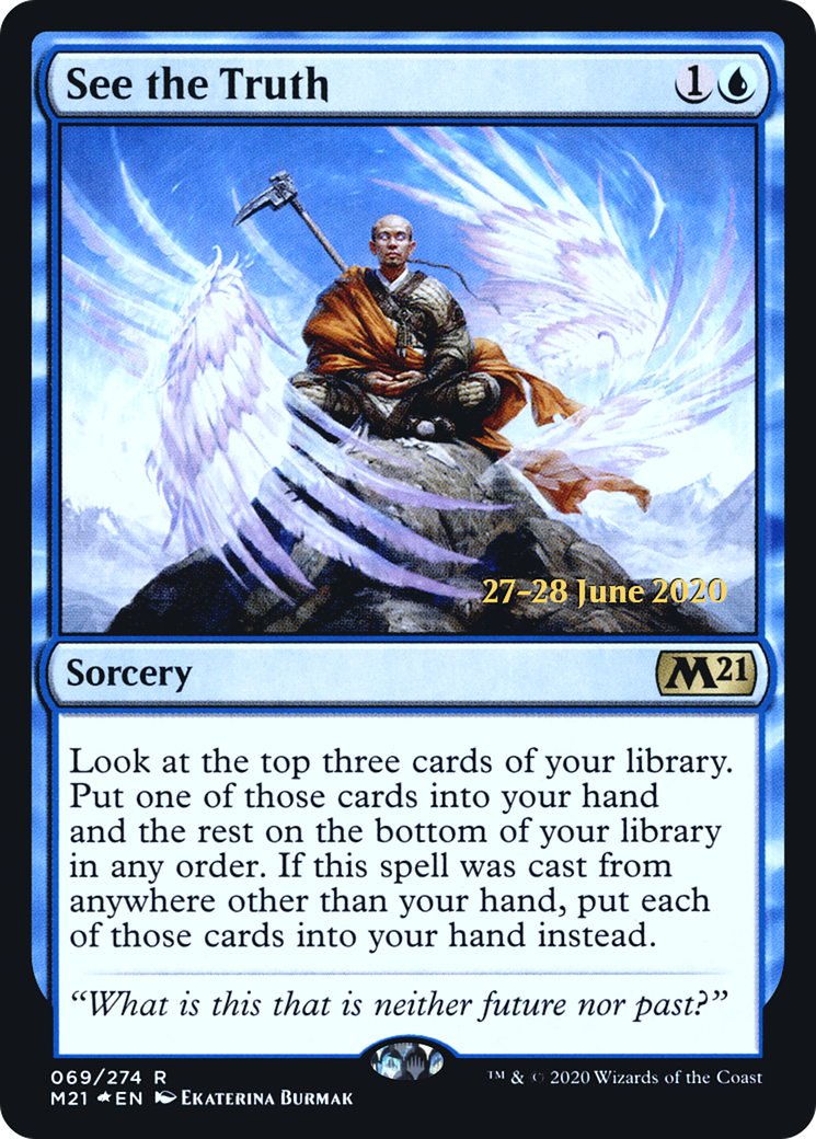 See the Truth (PM21-69S) - Core Set 2021 Promos Foil - Premium MTG Single from Wizards of the Coast - Just $0.26! Shop now at Game Crave Tournament Store