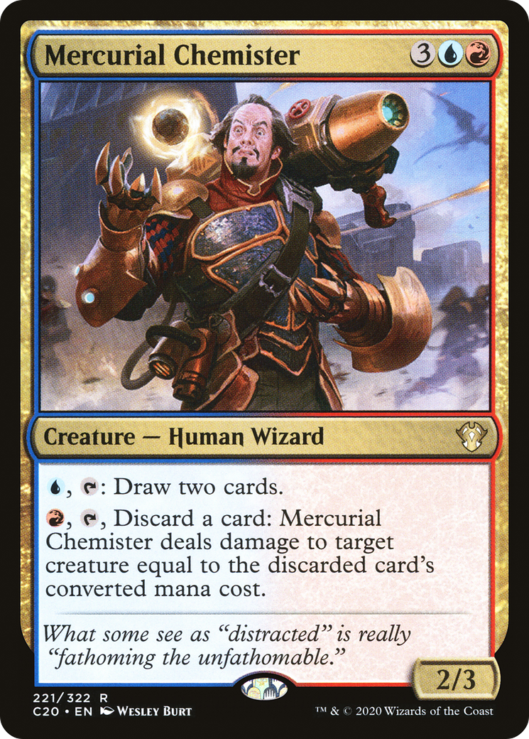 Mercurial Chemister (C20-221) - Commander 2020 - Premium MTG Single from Wizards of the Coast - Just $0.08! Shop now at Game Crave Tournament Store