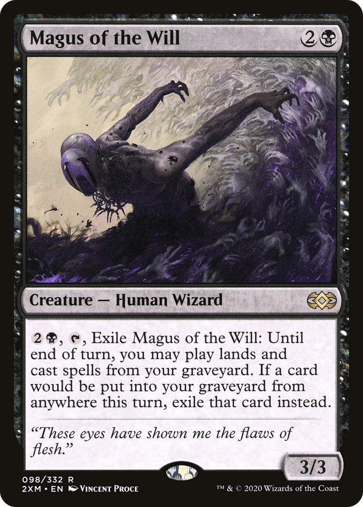 Magus of the Will (2XM-098) - Double Masters Foil - Premium MTG Single from Wizards of the Coast - Just $0.14! Shop now at Game Crave Tournament Store