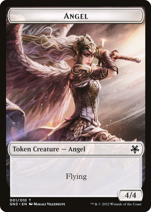 Angel (TGN3-001) - Game Night: Free-for-All Tokens - Premium MTG Single from Wizards of the Coast - Just $0! Shop now at Game Crave Tournament Store